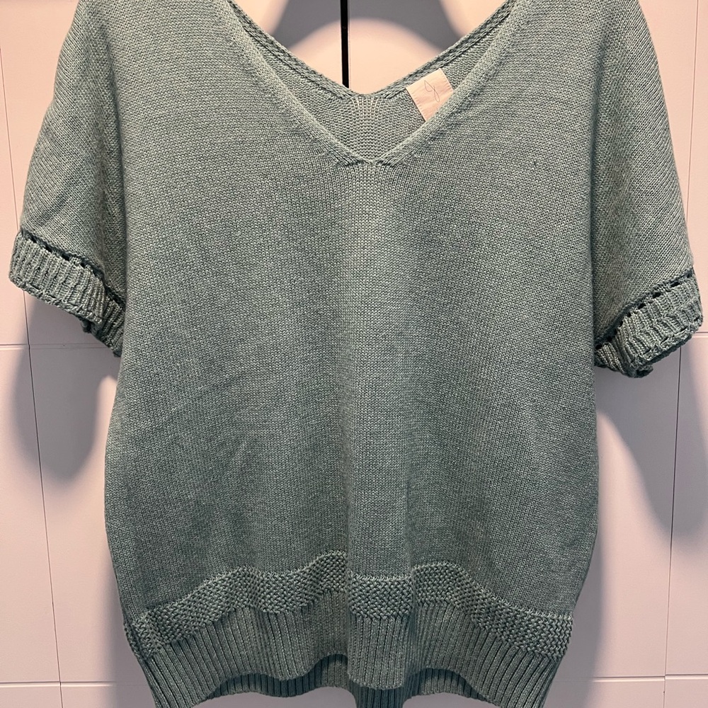 Women's Joie V-Neck Sweater - Green